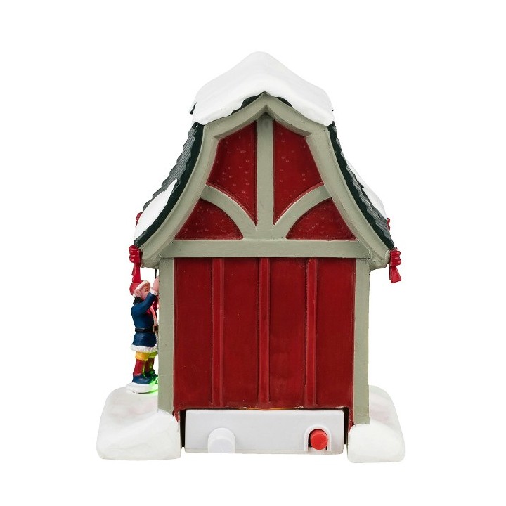 Maison lumineuse du Renne de Noël Dasher Lemax