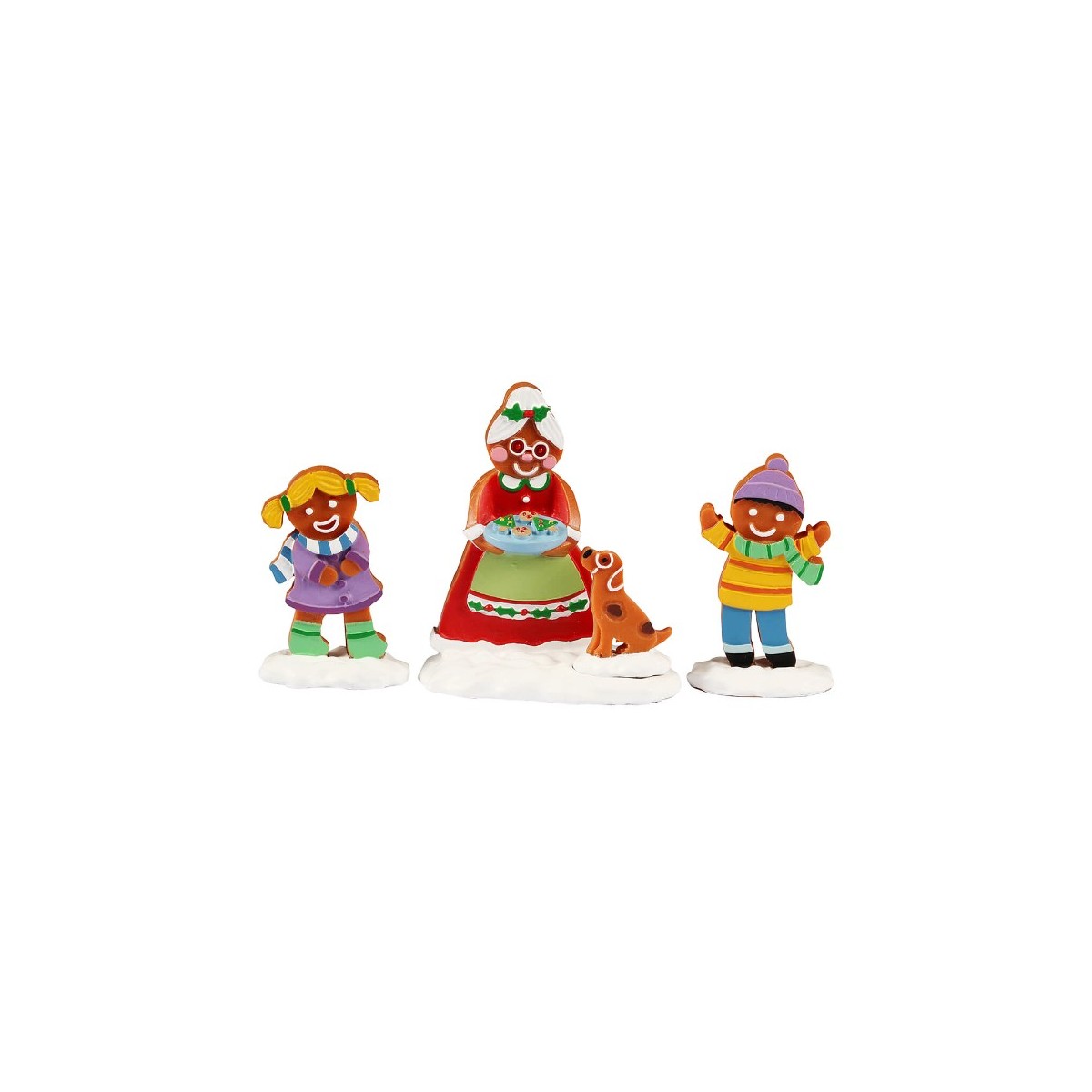 Mère Noël et enfants Lemax Sugar N Spice