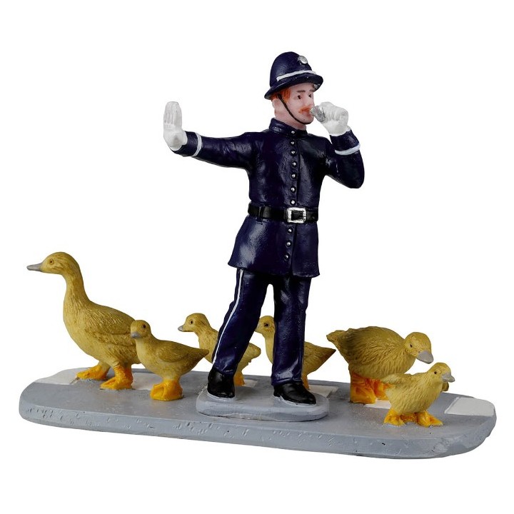 Gendarme et canards Lemax
