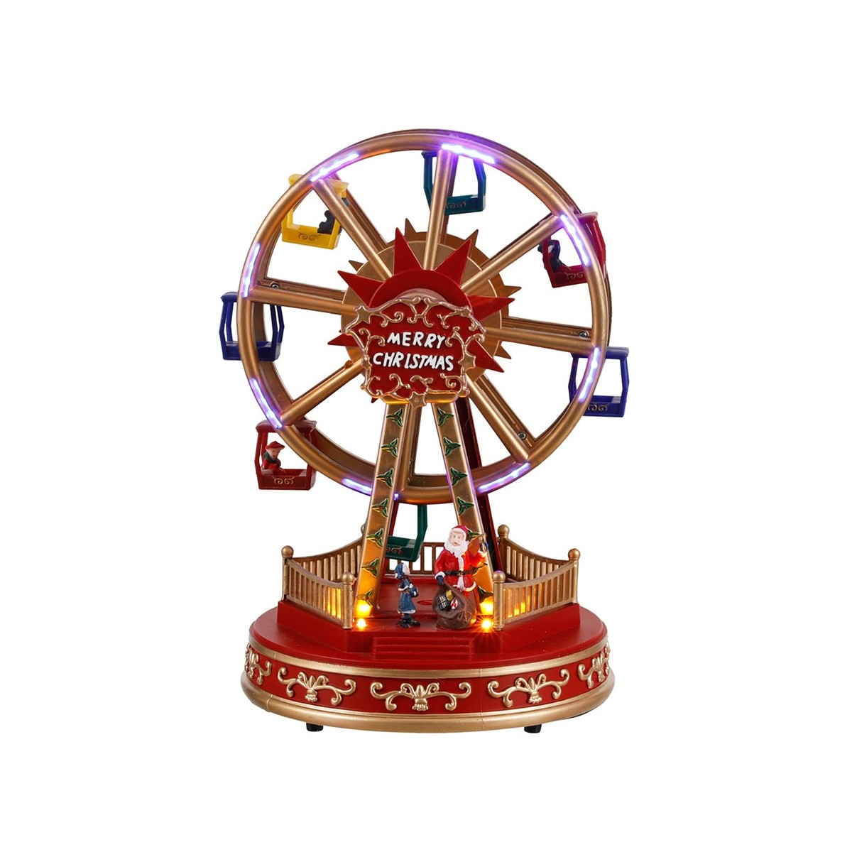 Grande roue animée lumineuse sonore Luville