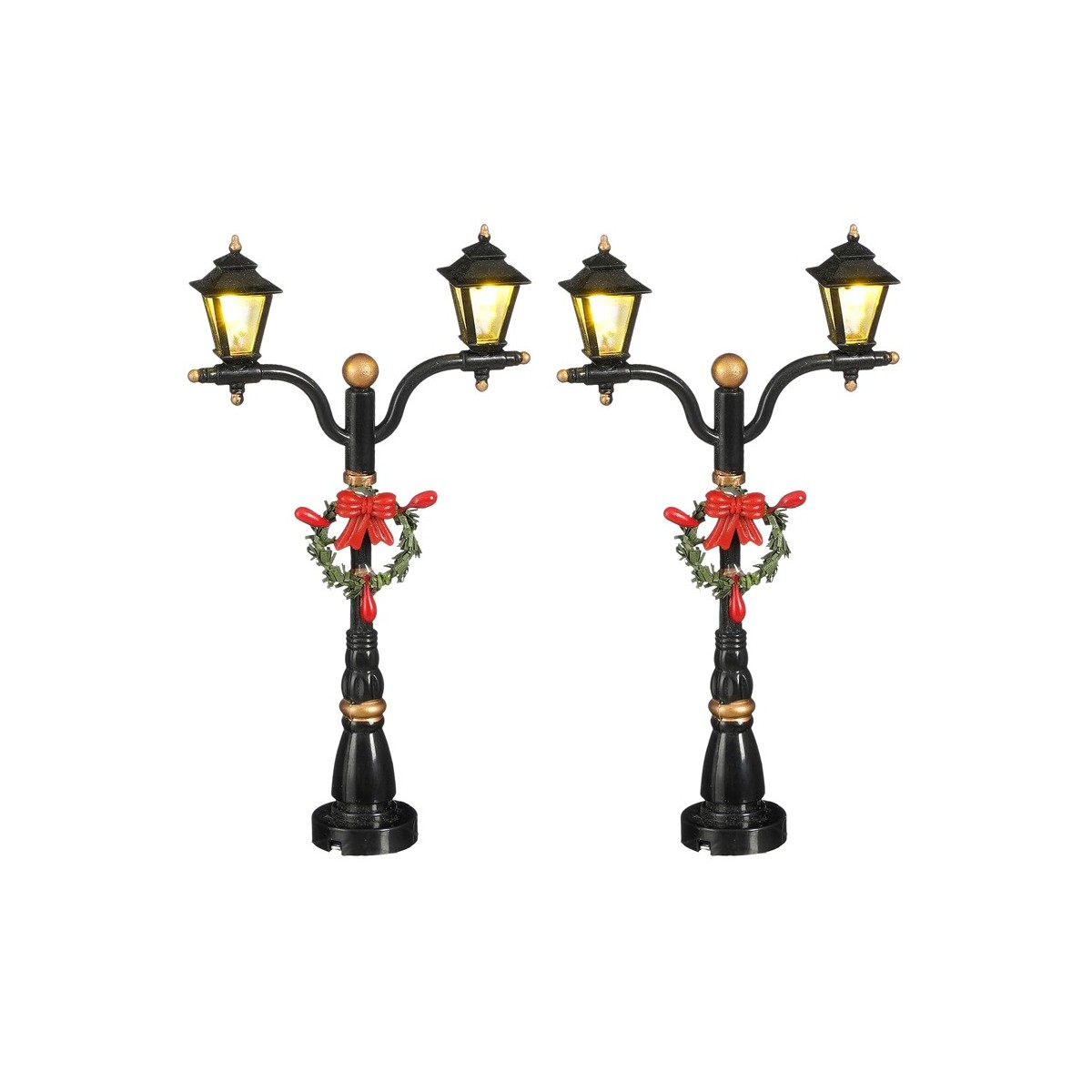Lampadaires lumineux décoré Lot de 2 Luville