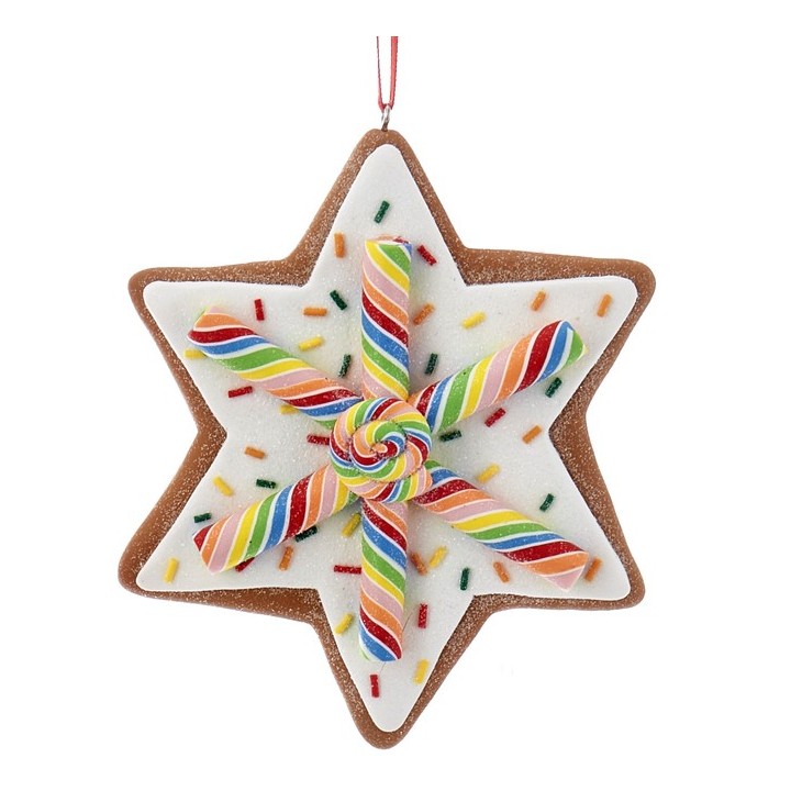 Suspension sapin Etoile pain d'épices