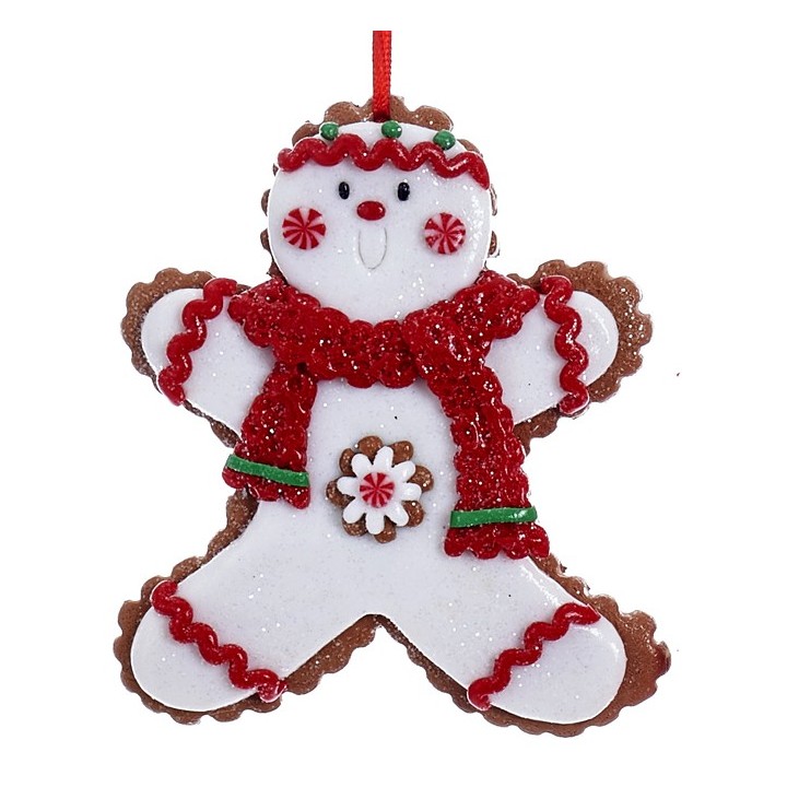 Suspension sapin Noël Bonhomme pain dépices