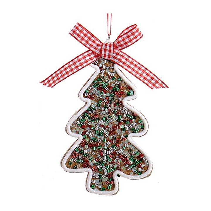 Suspension sapin Noël pain d'épices