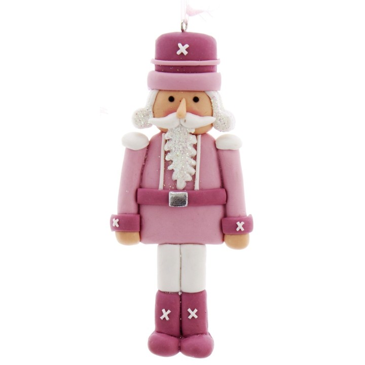 Suspension sapin Noël Casse-noisette rose