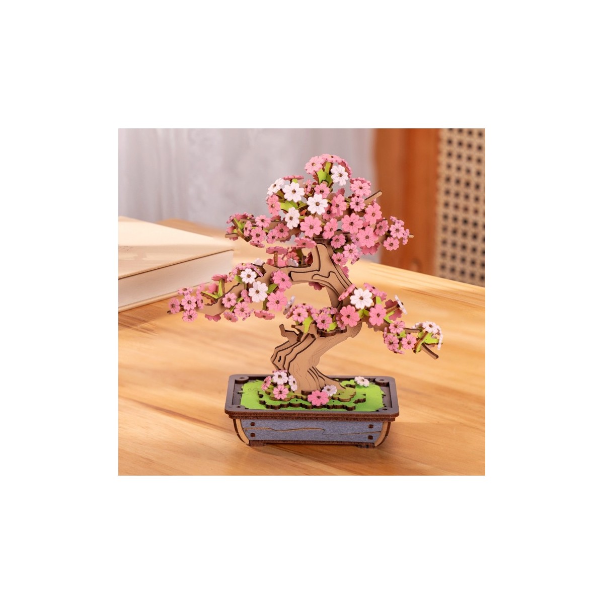 Maquette en bois Bonzaï ceiriser japonais