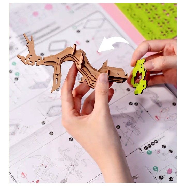 Maquette en bois Pin Bonsaï