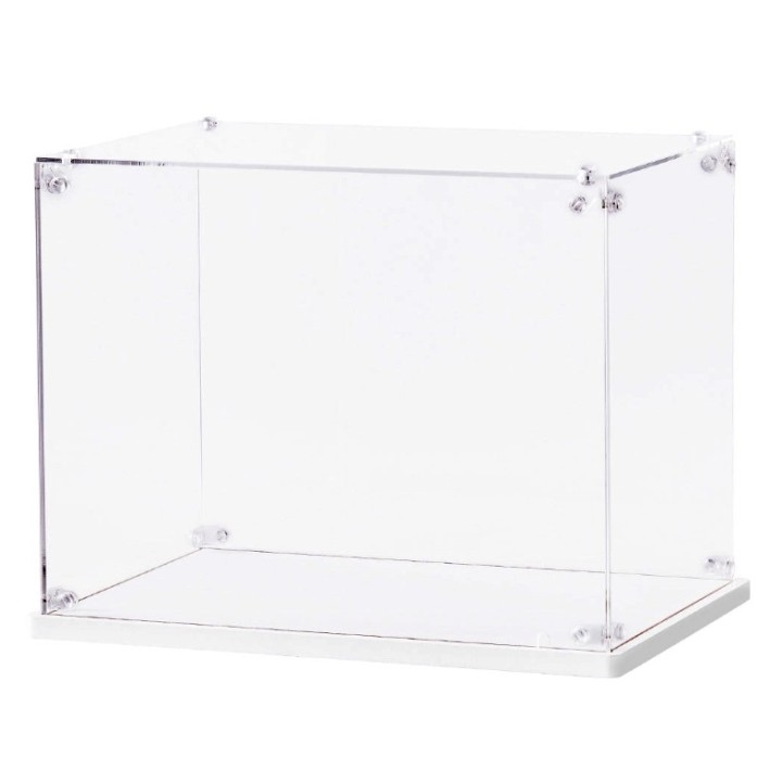 Boîte de présentation transparente anti-poussière
