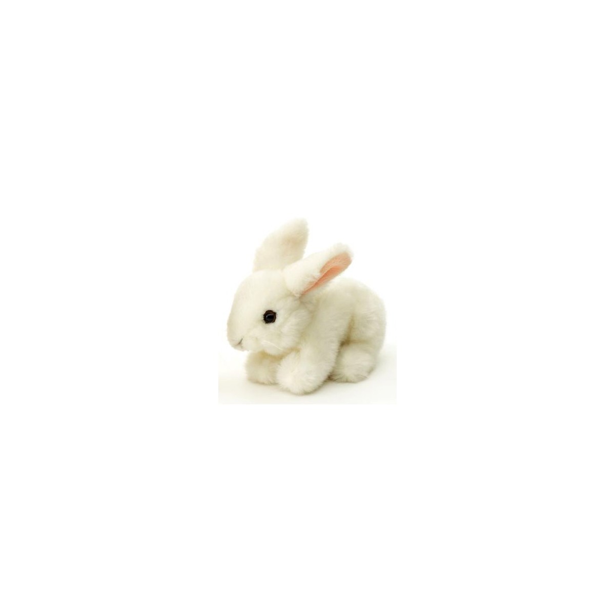 Peluche lapin blanc 18 cm
