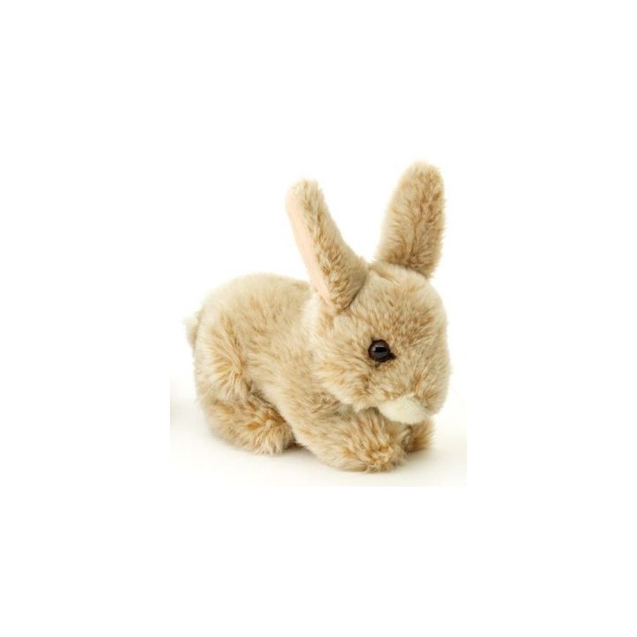 Peluche lapin beige 18 cm