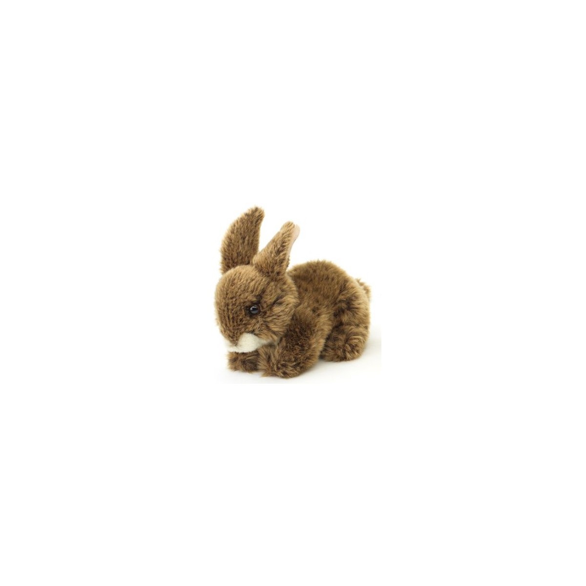Peluche lapin marron 18 cm