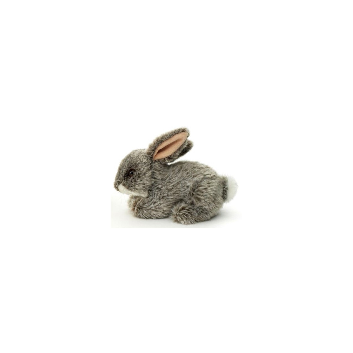 Peluche lapin gris 18 cm