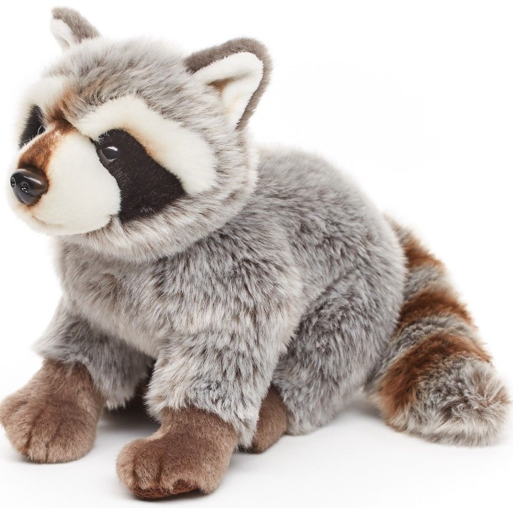 Peluche raton laveur 26 cm
