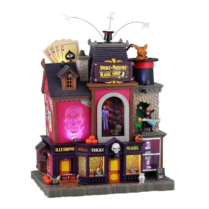 Boutique de magie animée lumineuse sonore LEMAX Spooky Town