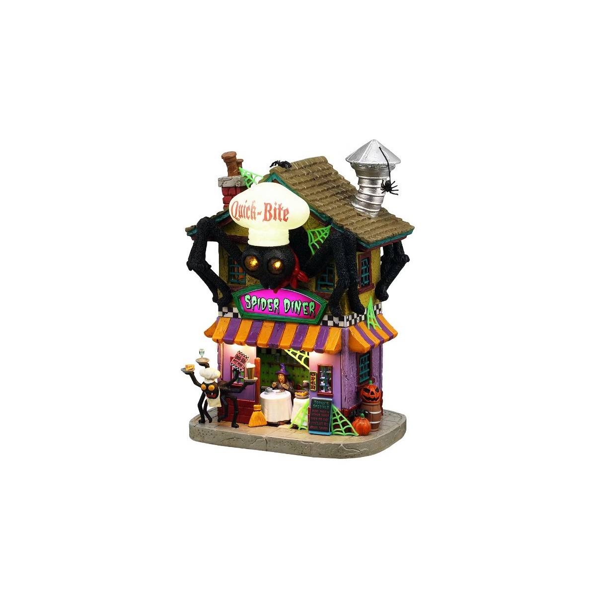 Restaurant Araignée lumineux LEMAX Spooky Town
