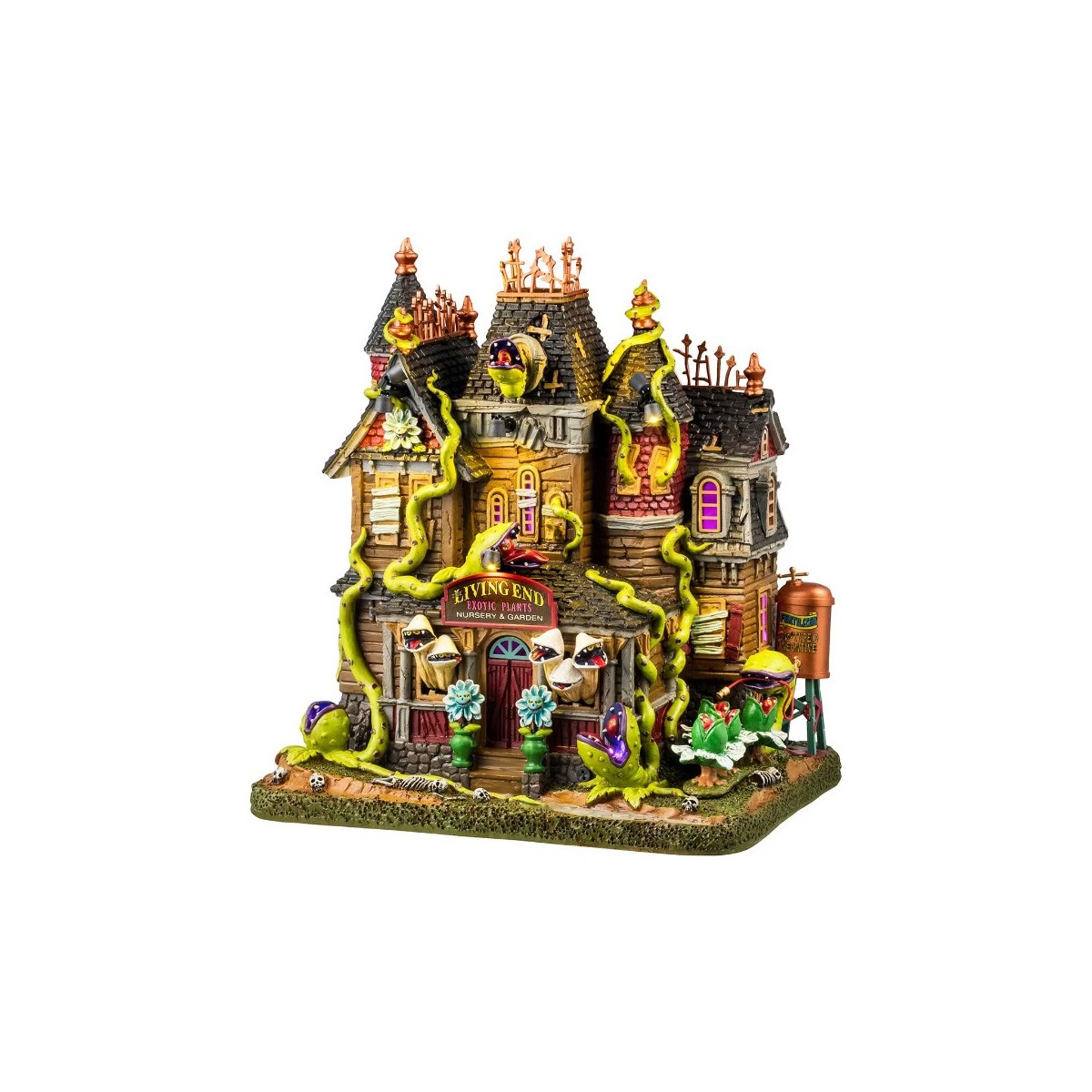 Maison lumineuse Plantes carnivores LEMAX Spooky Town