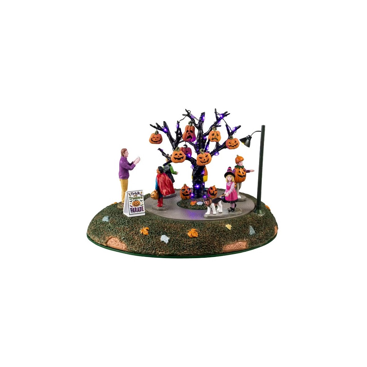 Défilé d'enfants à Halloween animé lumineux LEMAX Spooky Town