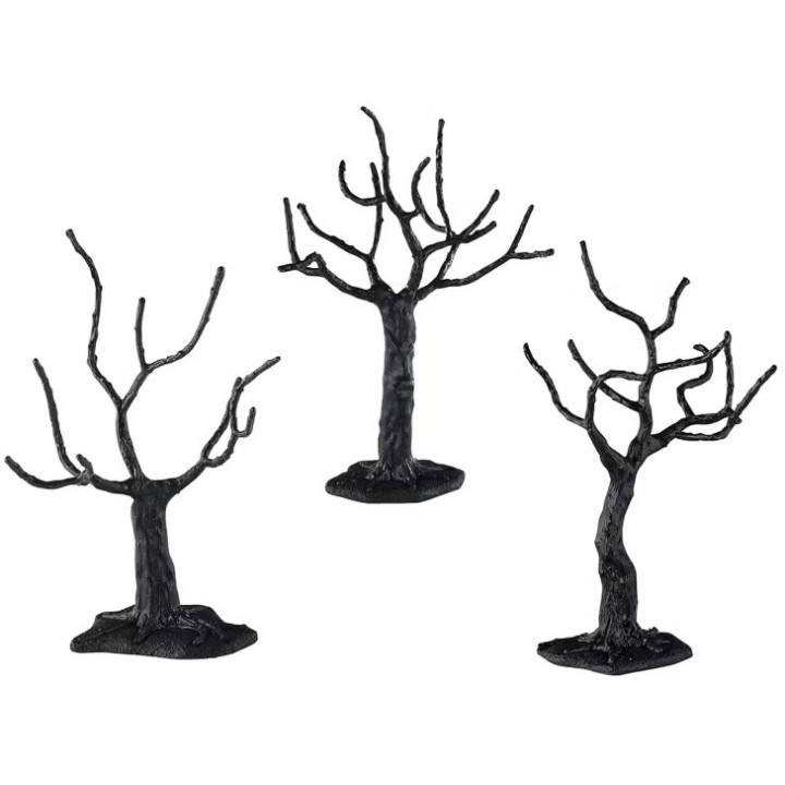 Arbres noirs LEMAX Spooky Town Lot de 3