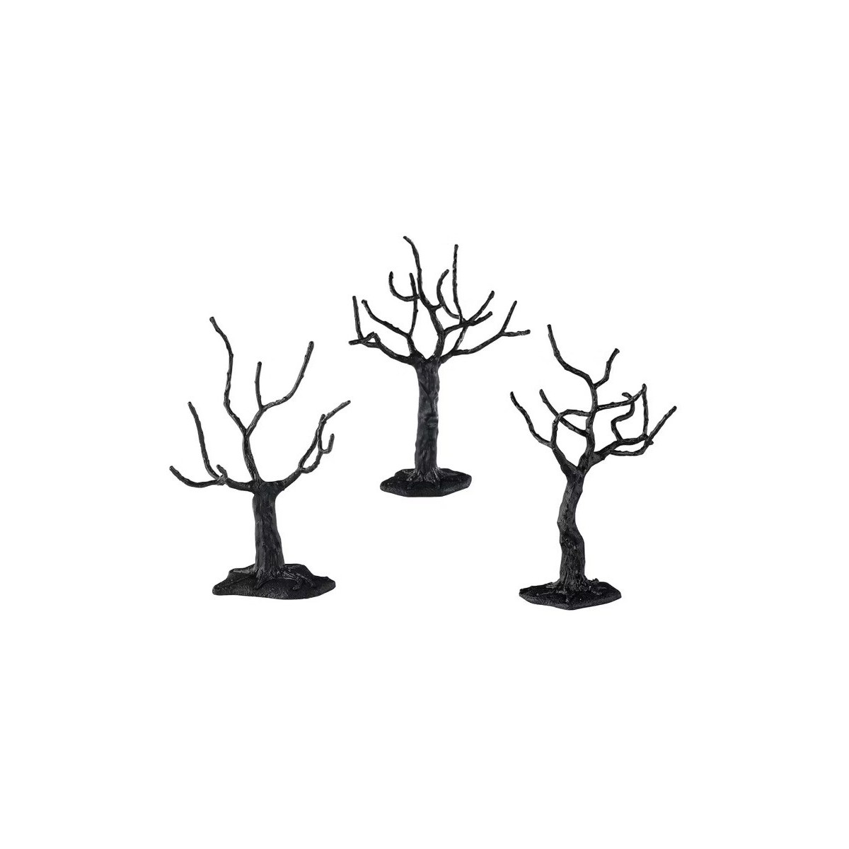 Arbres noirs LEMAX Spooky Town Lot de 3