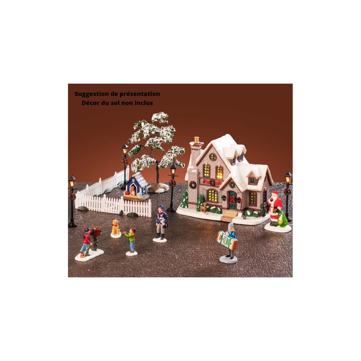 Coffret Noël blanc LEMAX