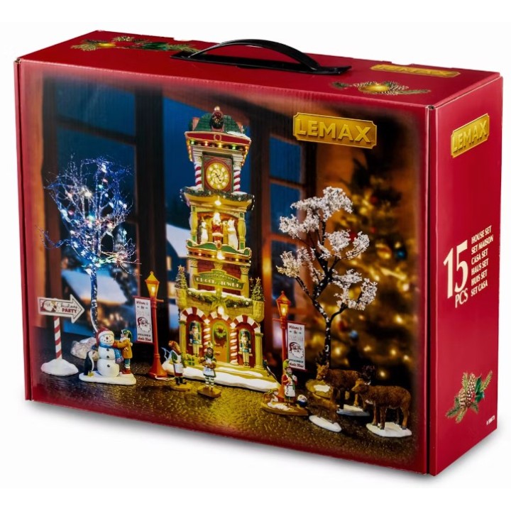 Coffret Horloge de Noël LEMAX