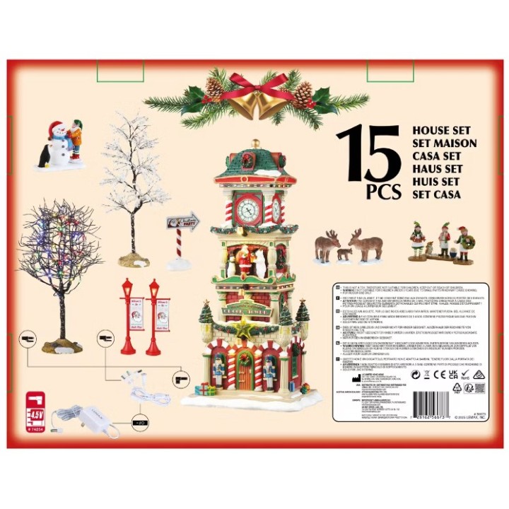 Coffret Horloge de Noël LEMAX