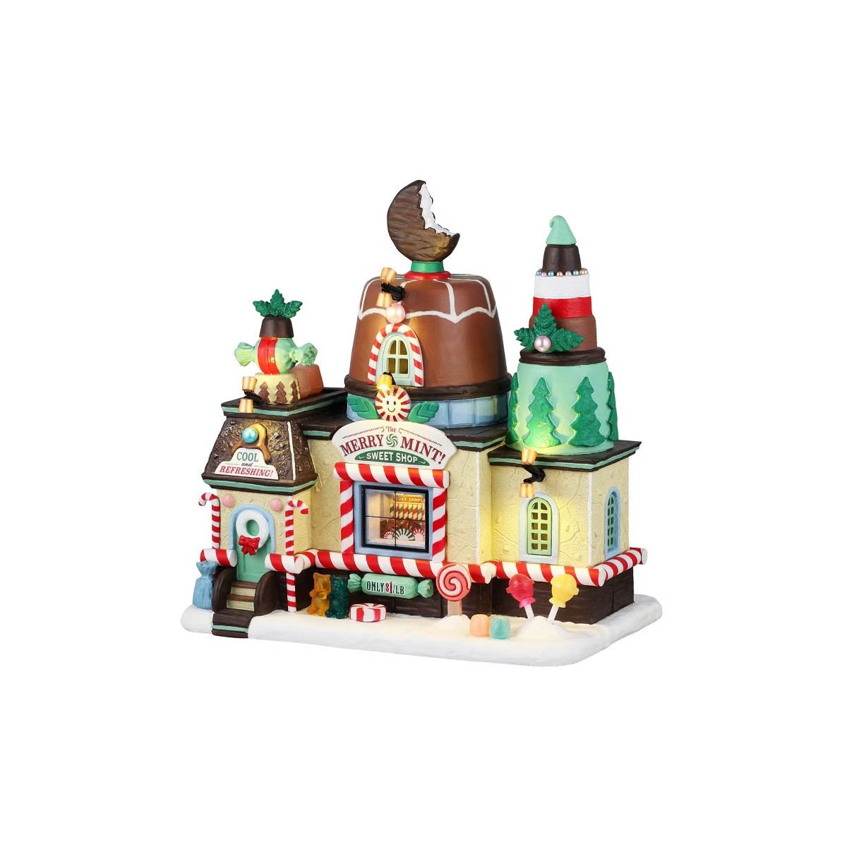Confiserie Merry Mint lumineuse LEMAX