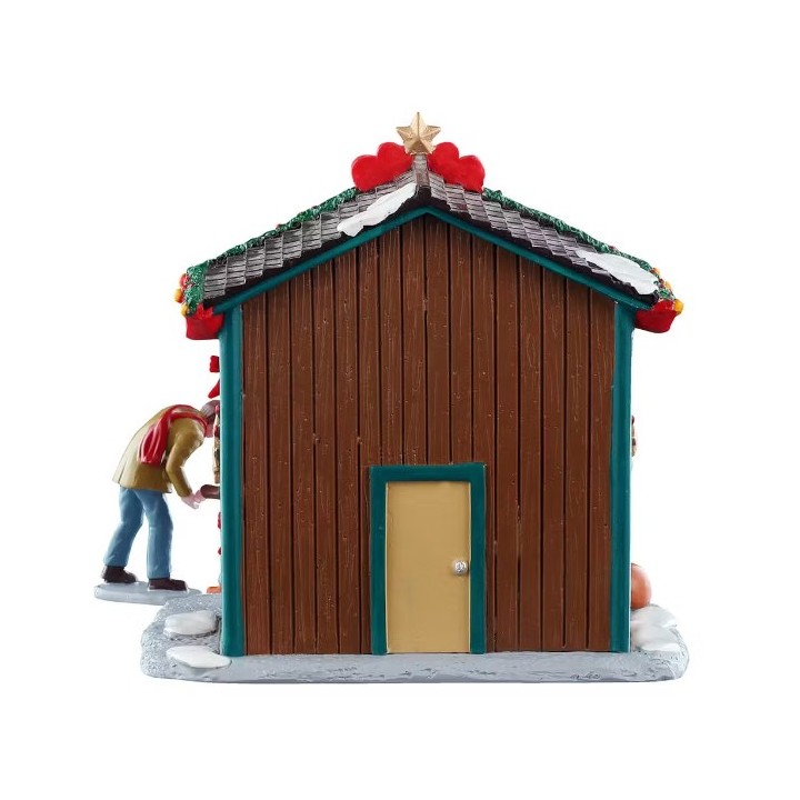 Chalet Jouets du Père Noël LEMAX Lot de 3