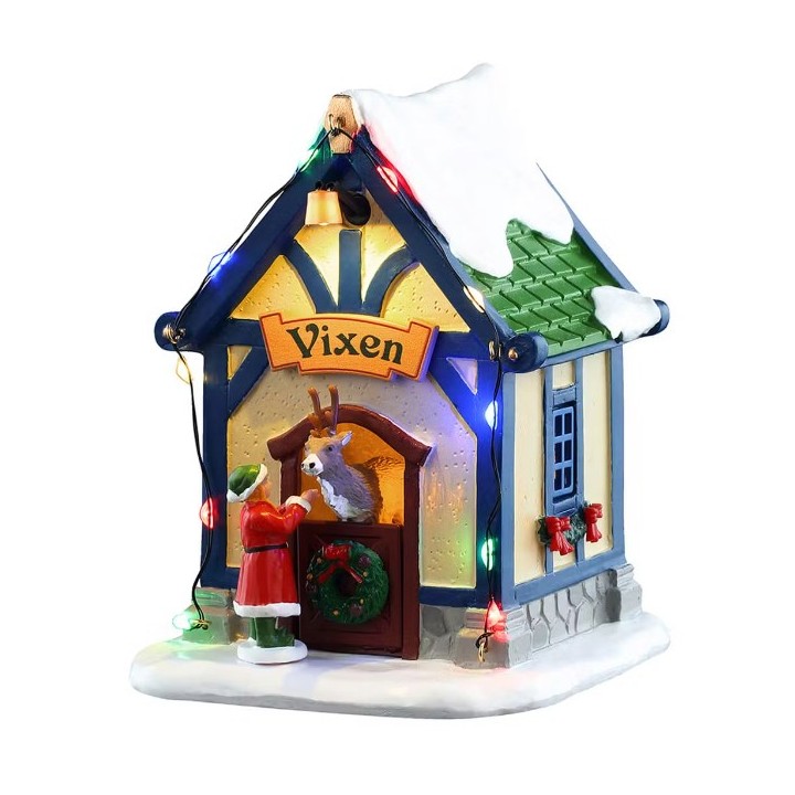 Maison lumineuse du renne Vixen LEMAX