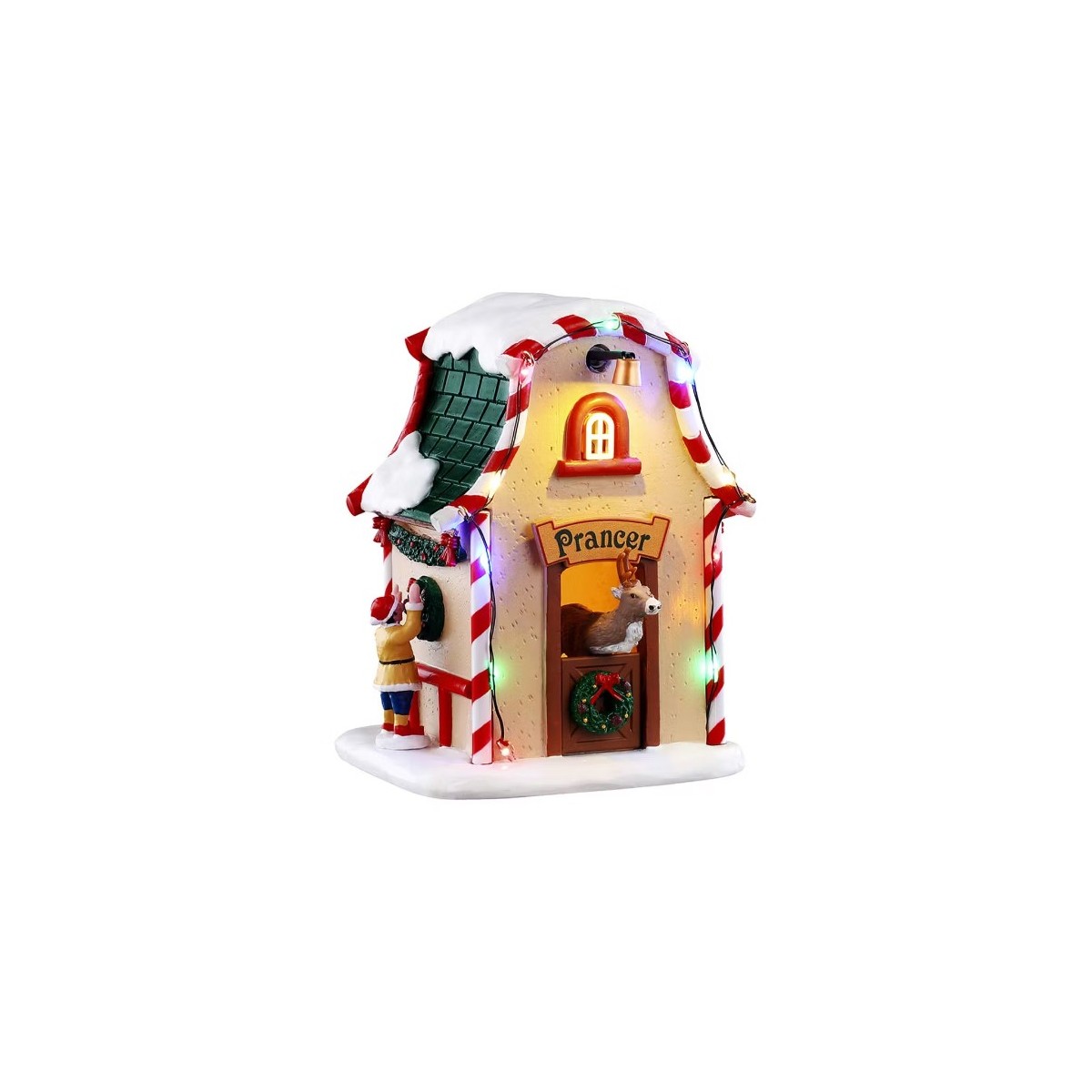 Maison lumineuse du renne Prancer LEMAX