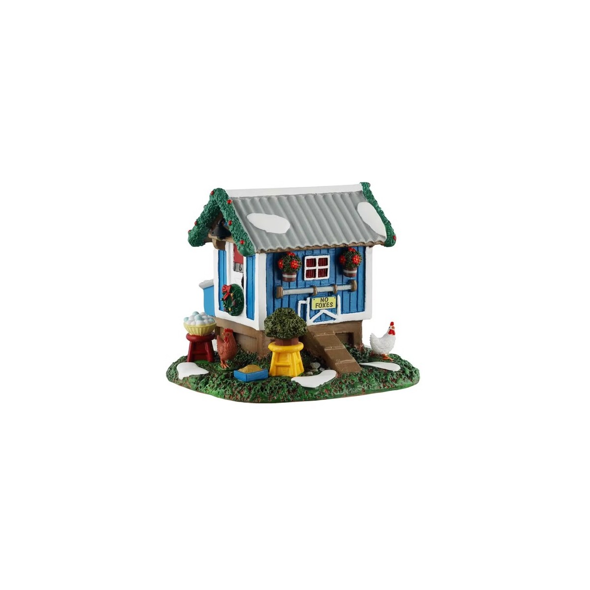 Poulailler de jardin décoré LEMAX