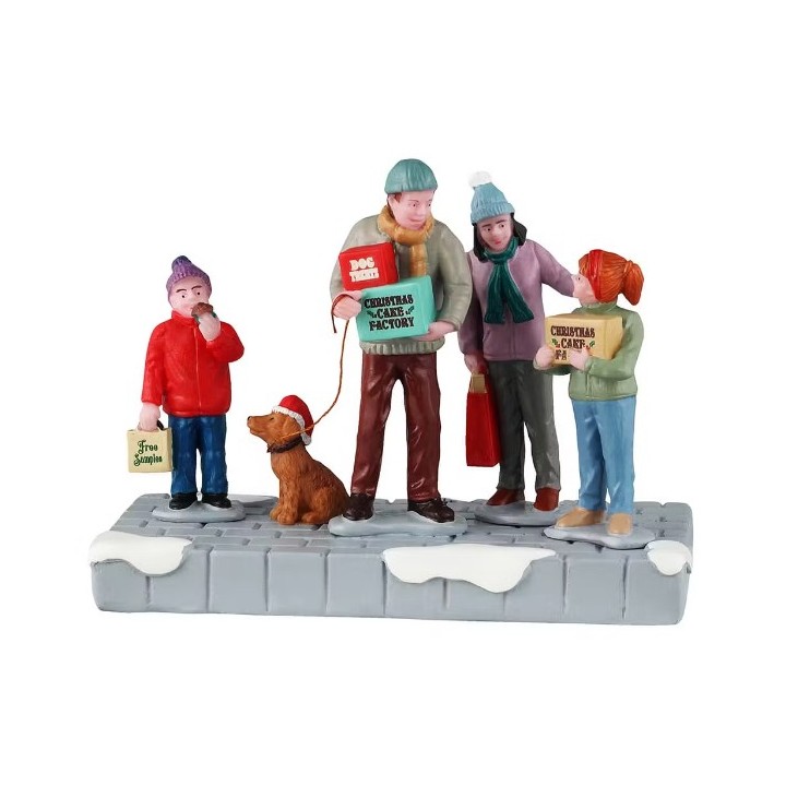 Courses de Noël en famille LEMAX