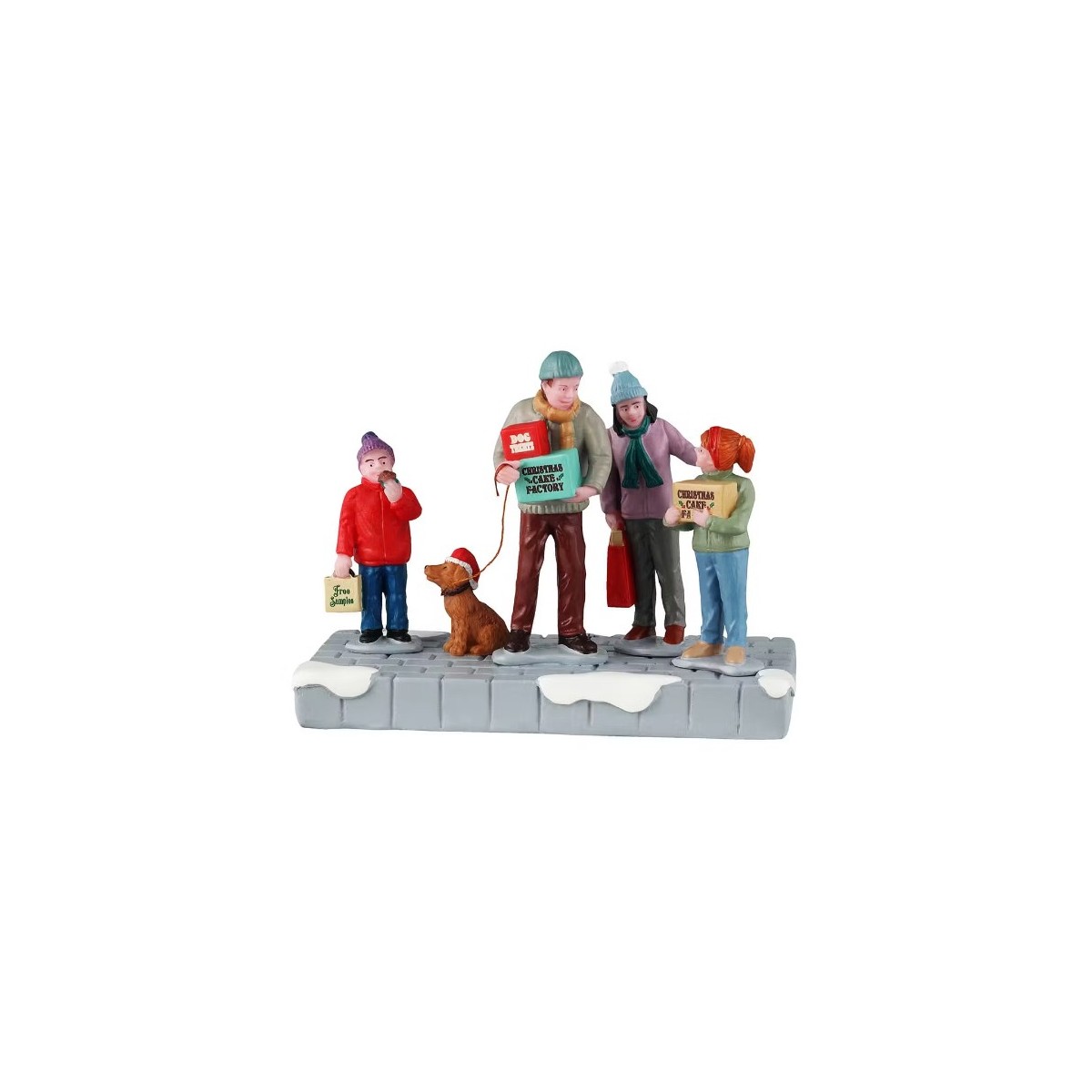 Courses de Noël en famille LEMAX