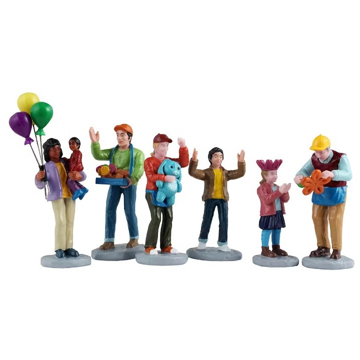 Figurines Fête foraine Lot de 6