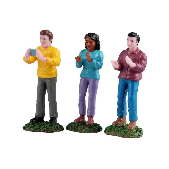 Amis qui applaudissent LEMAX Lot de 3