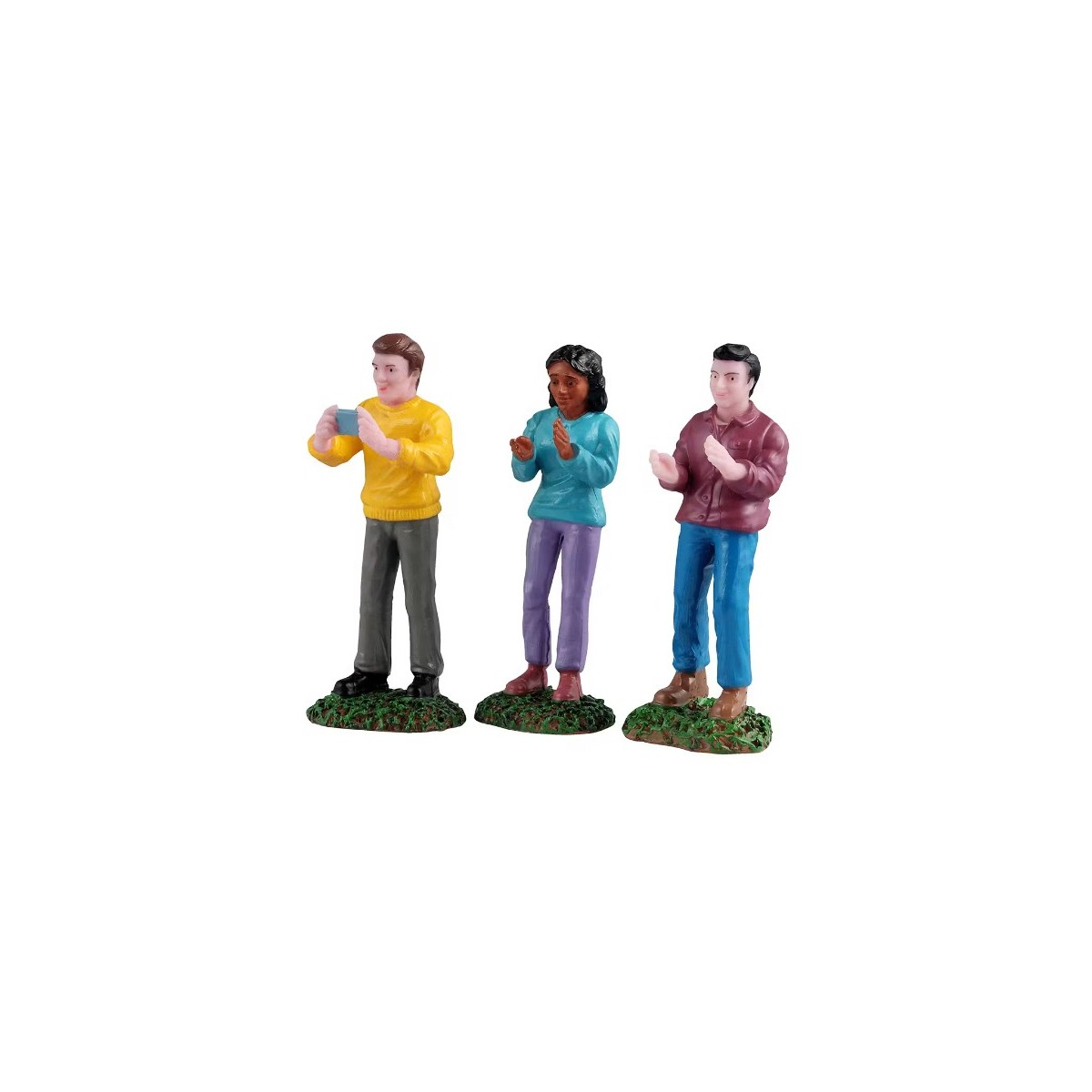 Amis qui applaudissent LEMAX Lot de 3