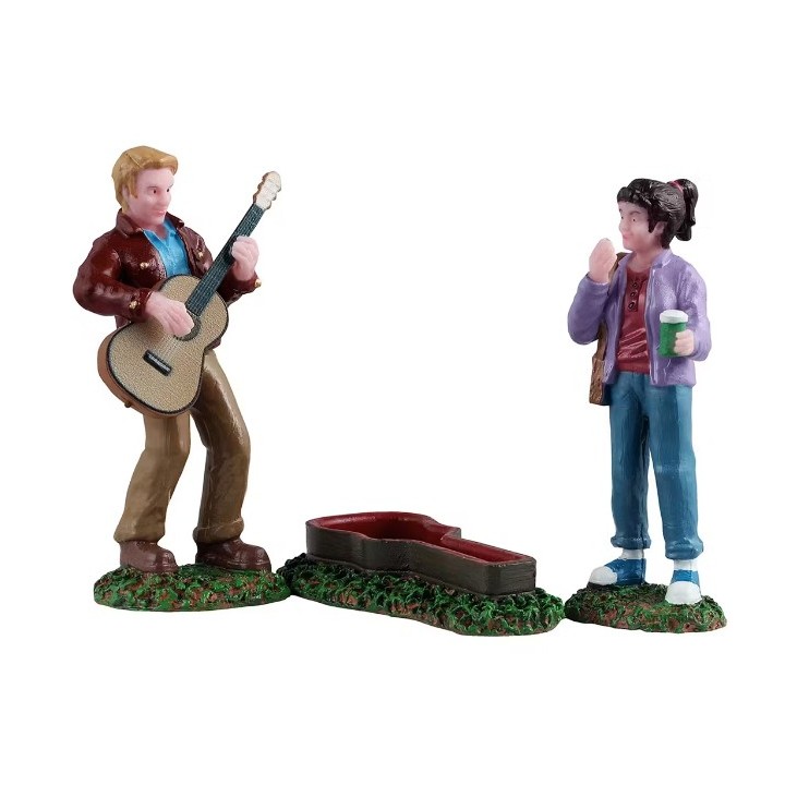 Couple avec guitare LEMAX Lot de 3