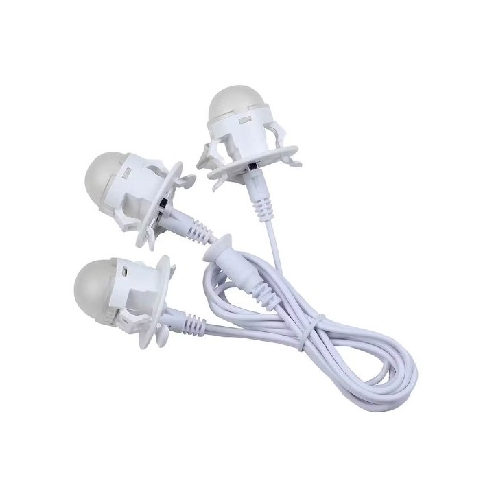 Cordon relié à 3 ampoules LED pour Maisons LEMAX