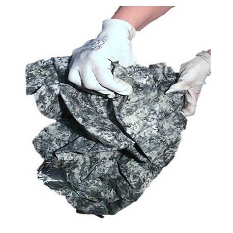 Feuille modulable à froisser effet rocher gris foncé 100x60cm