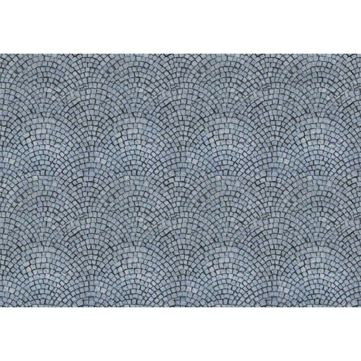 Feuille effet pierres pavé 100 x 35cm