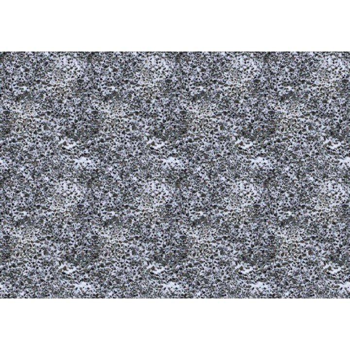 Feuille effet gravier enneigé 21 x 29,7cm