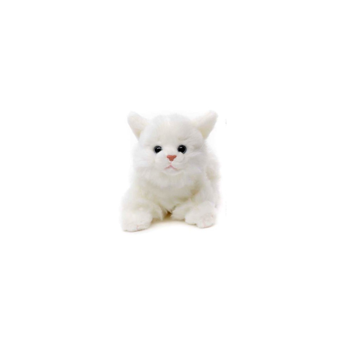 Peluche Chat blanc 21 cm Peluche Chat blanc 21 cm