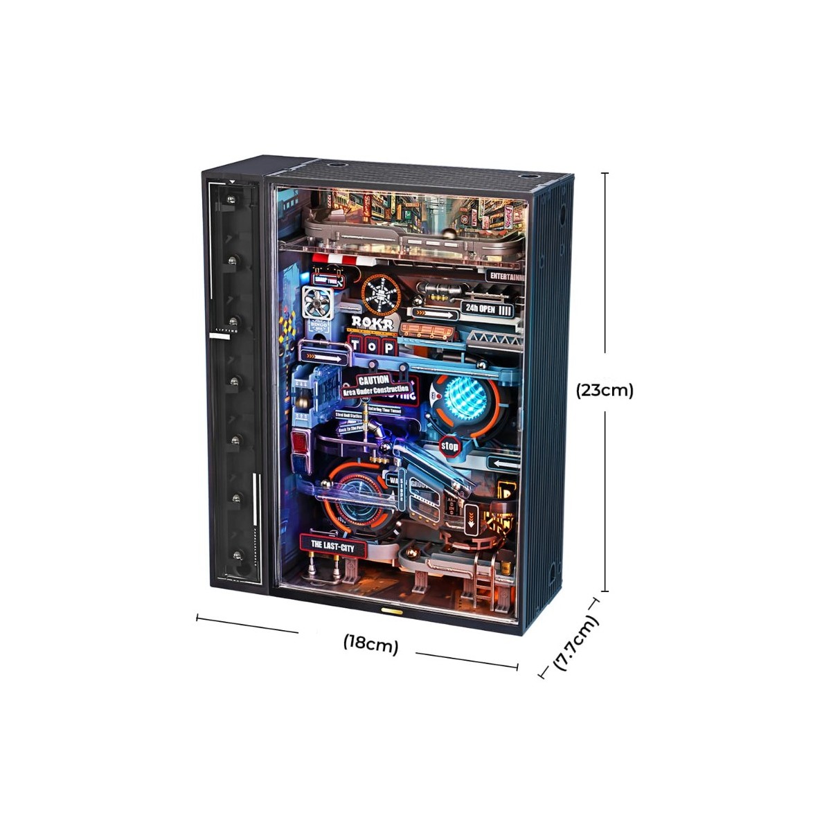 Maquette Circuit de billes futuriste motorisée 187 cm