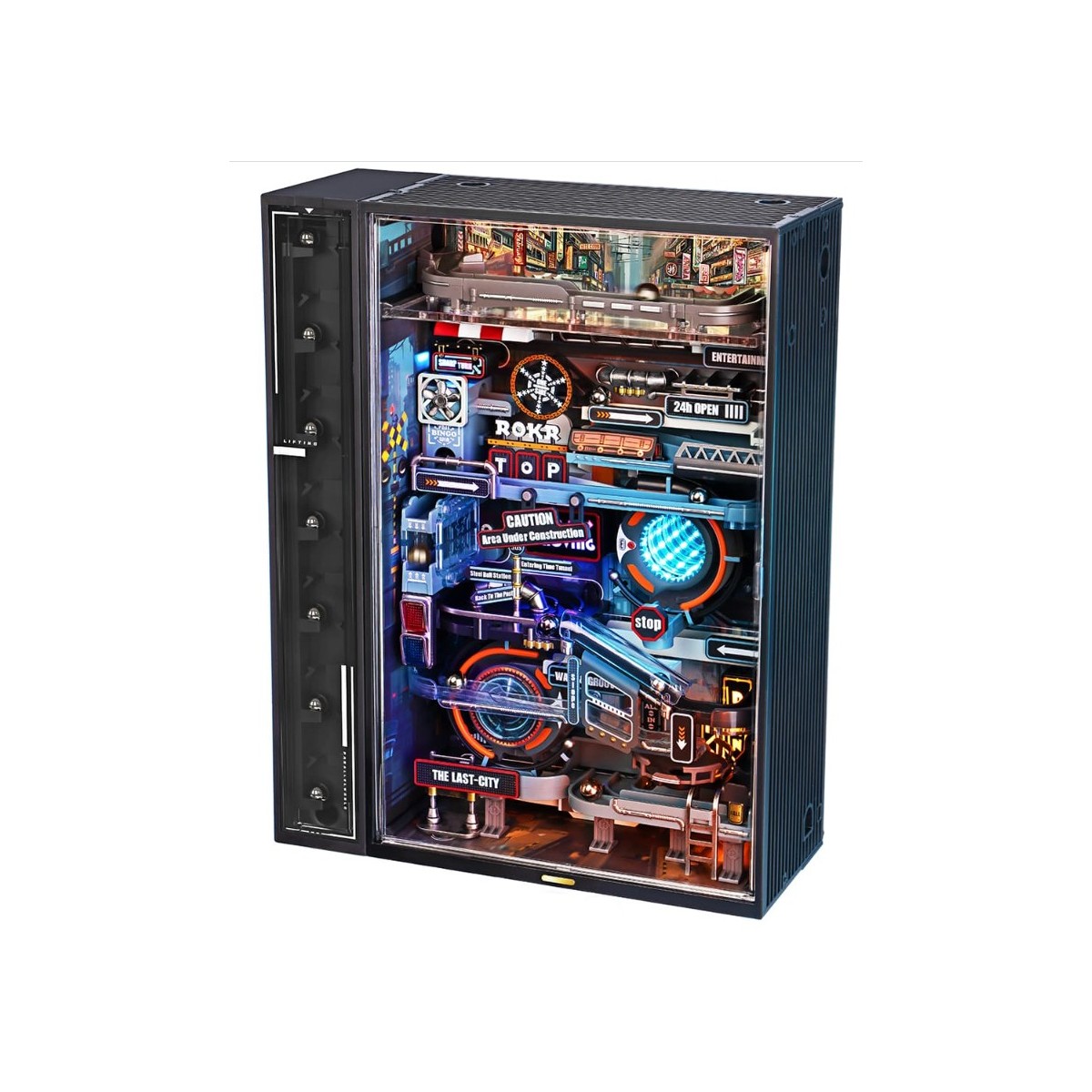 Maquette Circuit de billes futuriste motorisée 187 cm