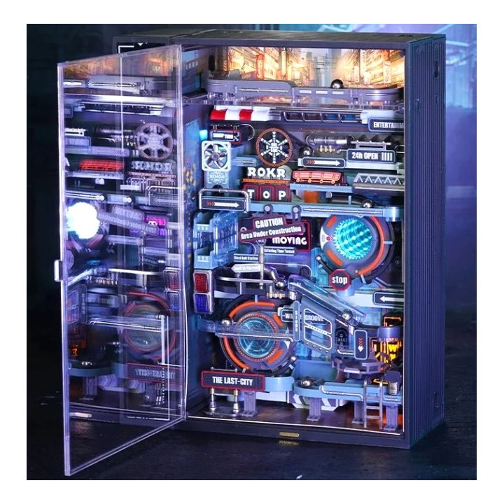 Maquette Circuit de billes futuriste motorisée 187 cm