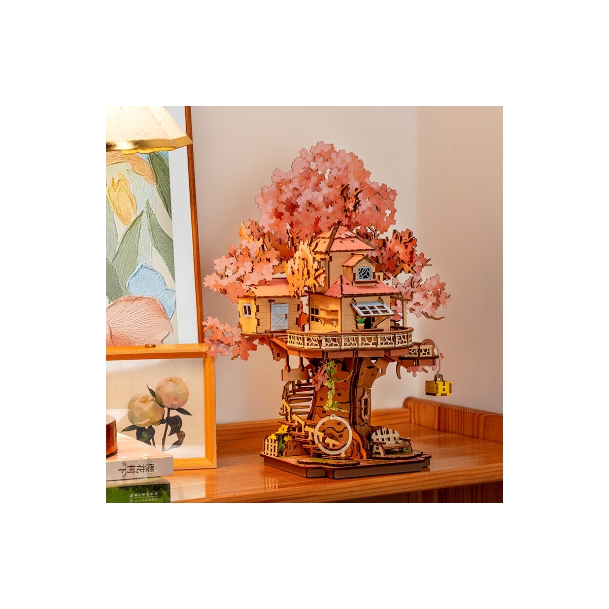 Maquette en bois Maison dans les arbres