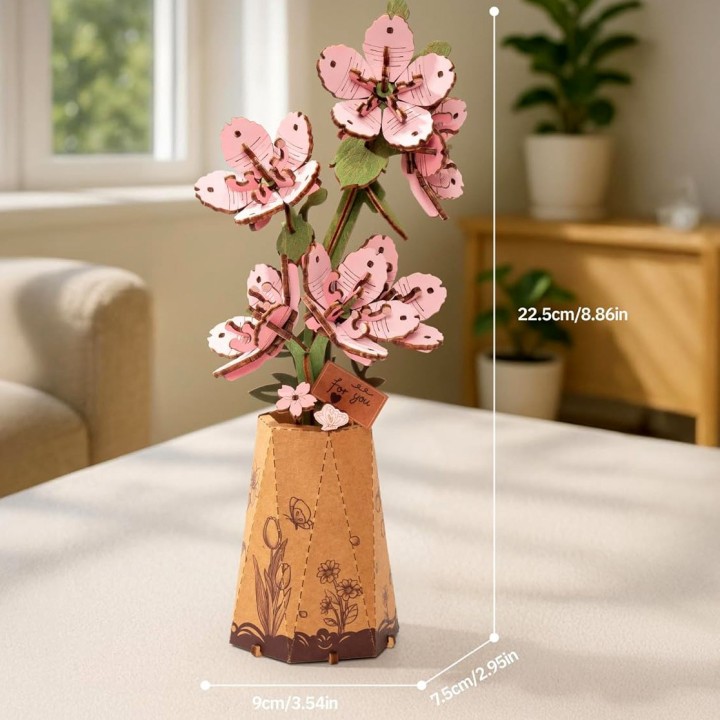 Maquette en bois Fleurs de cerisier Sakura