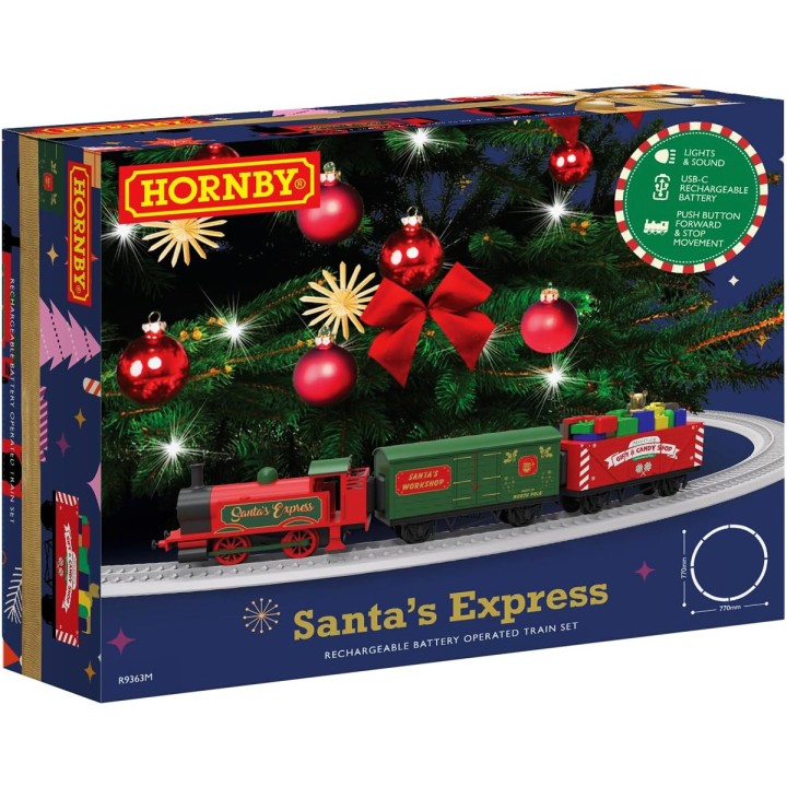 Train de Noël électrique 77 cm HORNBY