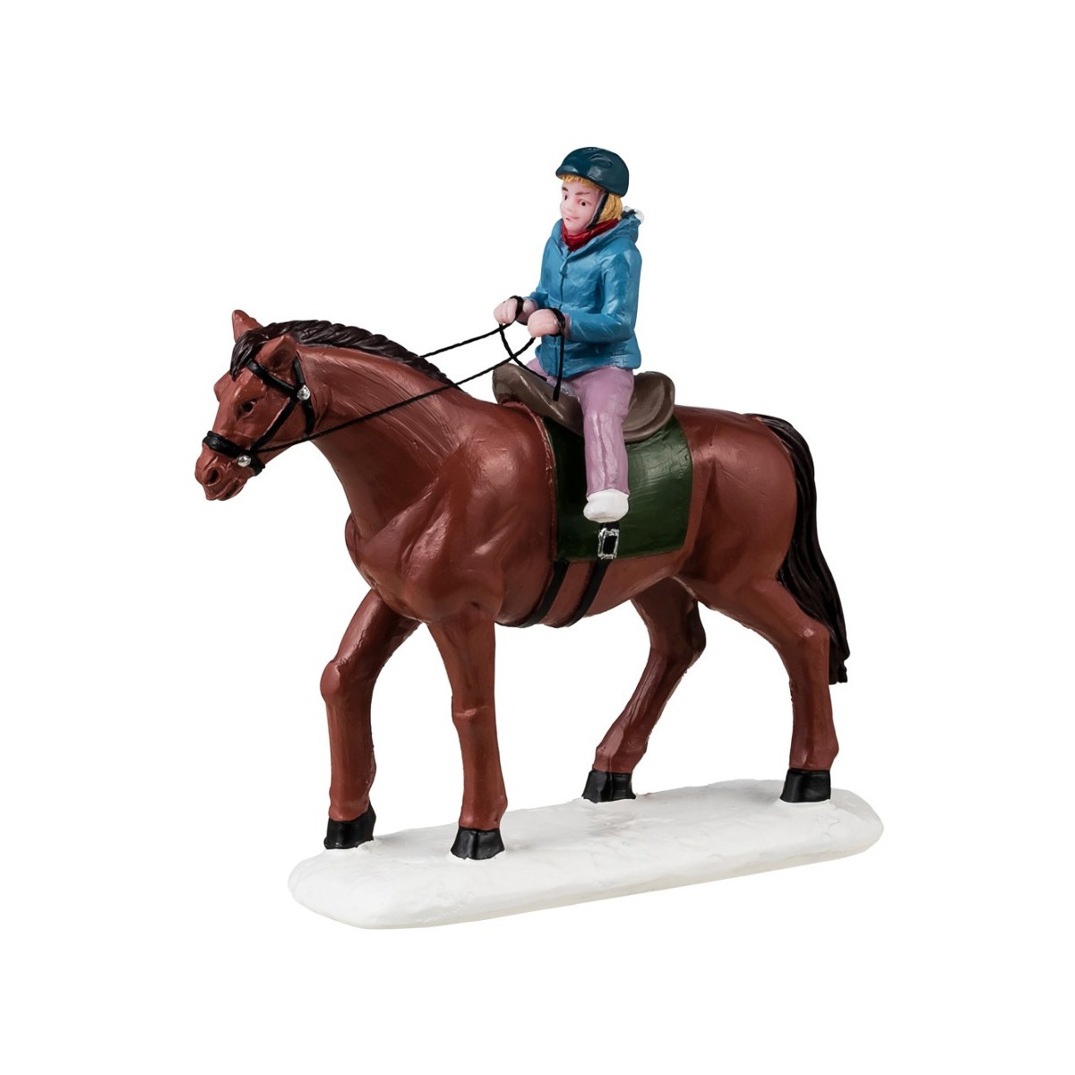 Jeune fille à cheval Lemax