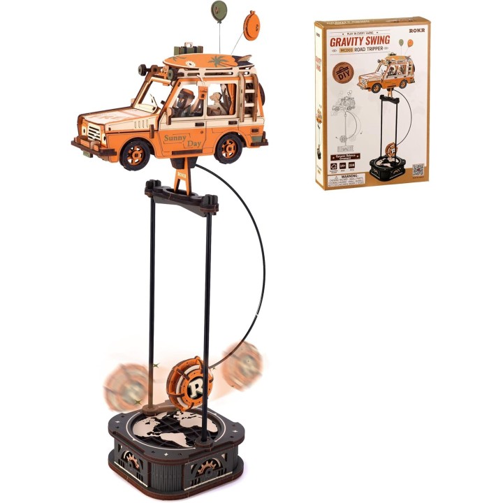 Maquette en bois Voiture avec balancier